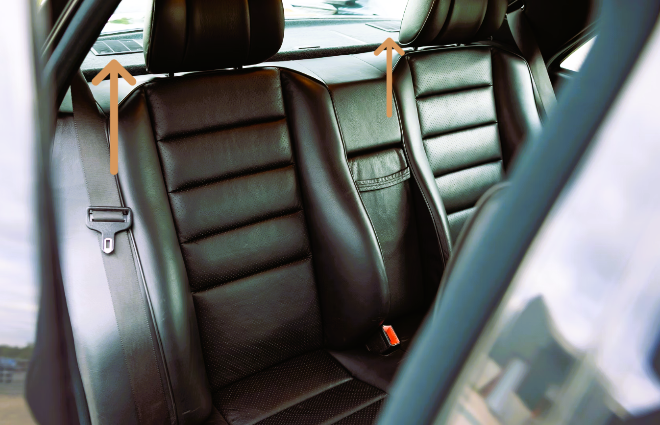 Erhöhung Audio Boxen +4mm hinten Boxen für Mercedes-Benz W201 2018200012 190E RL