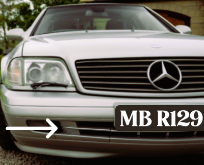 "Hide-a-Hook" MOPF 129 880 02 05 Tow-Hook-Cover Deckel in Bumper für Mercedes R129 SL500 MOPF Frame