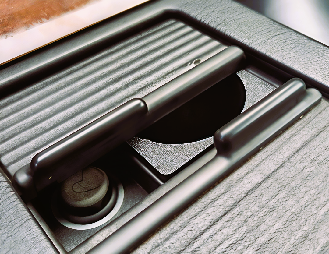 "Sip-n-Hide" Aschenbecher Getränkehalter Becherhalter für R129 SL500 SL320 AMG 300SL 500SL