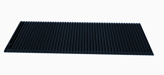 "Slide-n-Hide" Einteiliges Rollo für Mercedes R129 SL320 500 73 500SL 300SL Mittelkonsole Jalousie schwarz (Kopie)