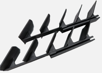 "Hold-Down" Lamellenspoiler für 90er Jahre Fahrzeuge im DTM-Style W201 190E etc.