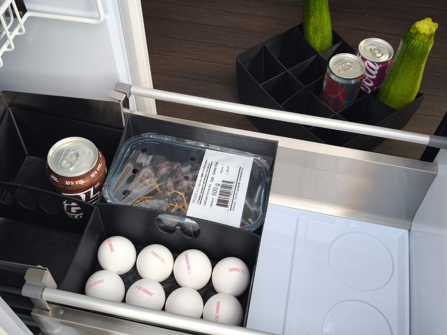 "Fridge Tetris" Organizer für VW Volkswagen Crafter Grand California GC600 GC680 Back