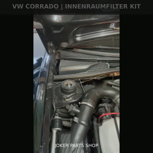 Pollenfilter Nachrüstsatz Innen für Allergiker VW Corrado MK1 Typ53i VR6 etc.